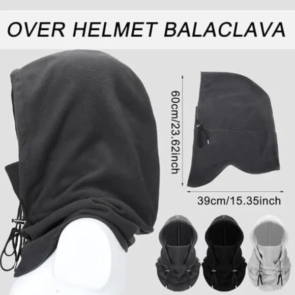 3-Pack Wool Balaclava Ski Mask Windproof Helmet Hood Neck Warmer display picture 2